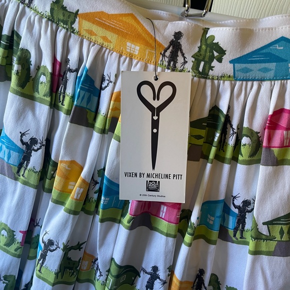 Edward Scissorhands Swing Skirt - Picture 4 of 8